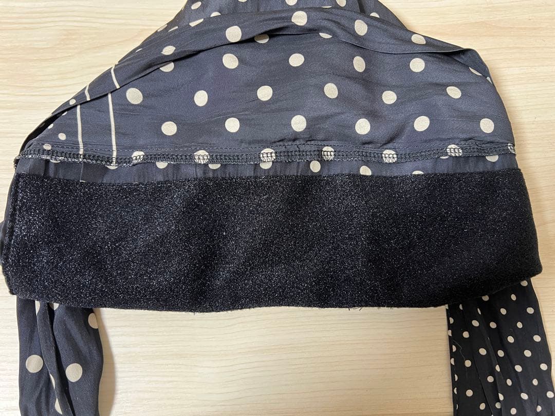 BAREN 医療用スカーフハット Dot Border -Orange Mサイズ