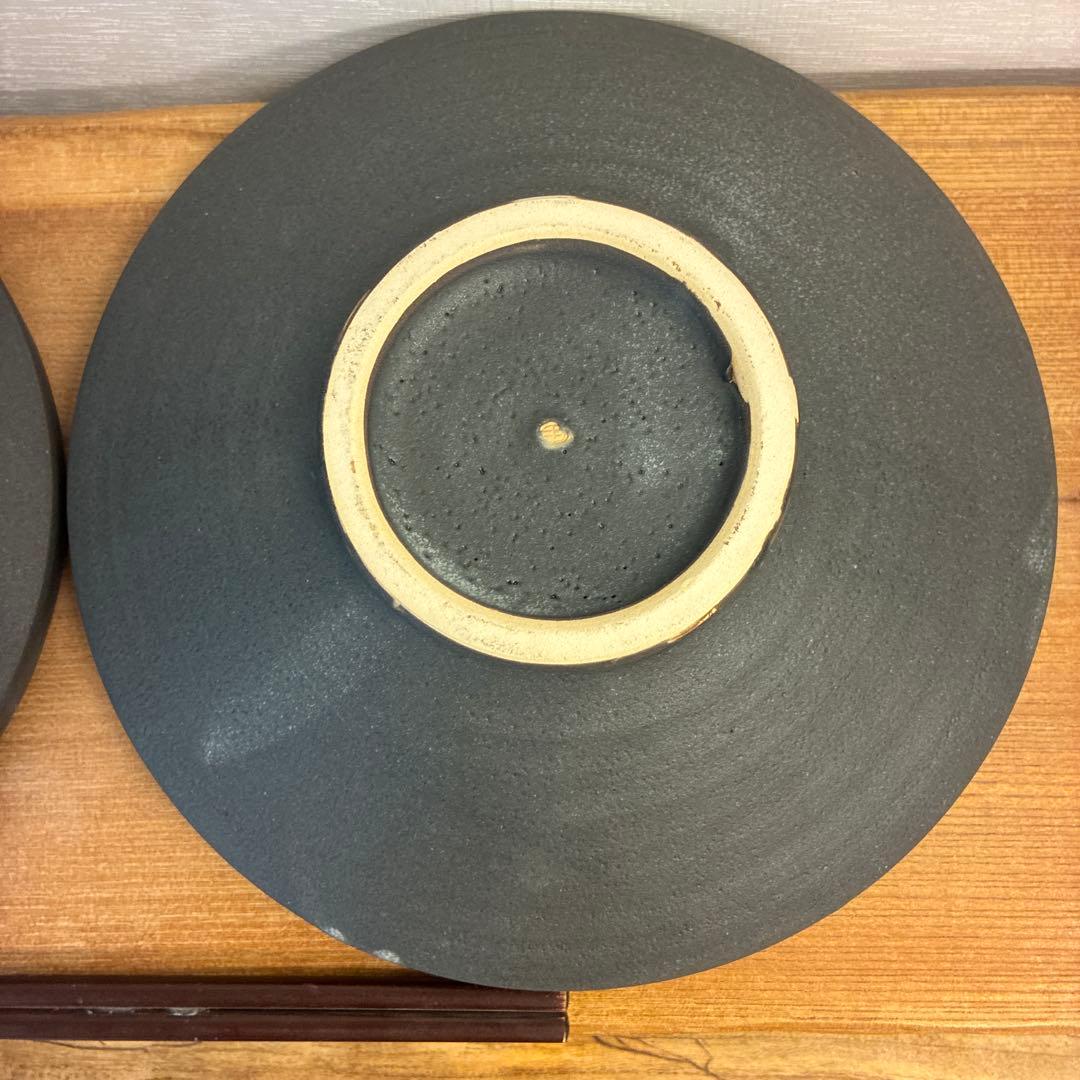 cyaco様専用新品 陶器 陶芸作家 浅鉢2個 453
