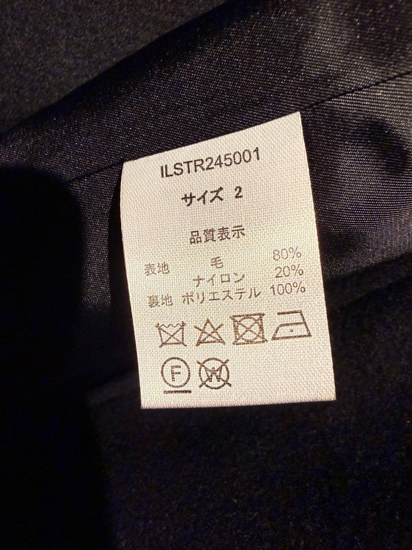 ilean DOUBLE-BREASTED WOOL COAT サイズ2 最終 - メルカリ