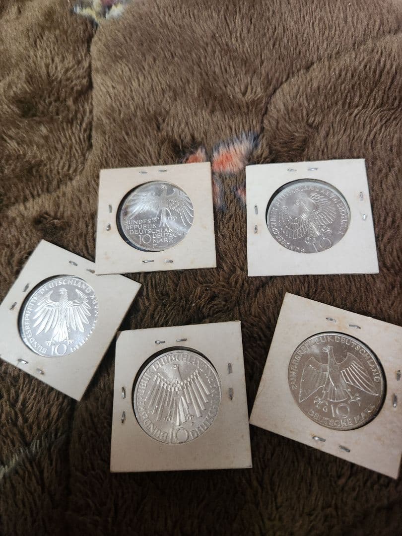 5枚セット　銀貨　10マルク