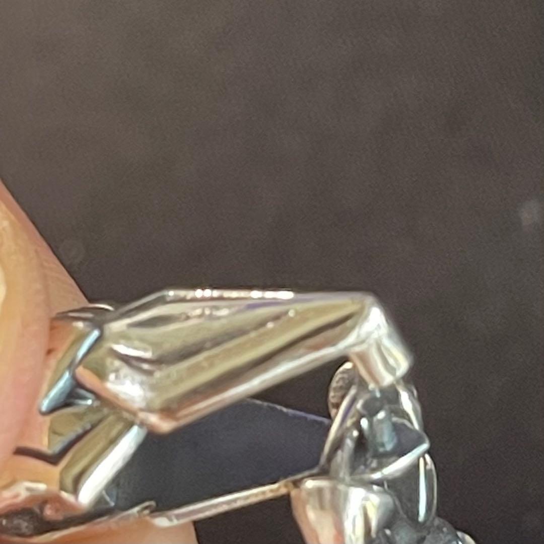 925スターリングシルバー レトロ＆ディストレストスタイルの 新しい