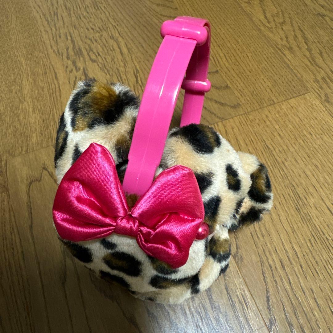 ディズニーリゾート ミニー イヤーマフ 耳あて ヒョウ柄 耳当て - メルカリ