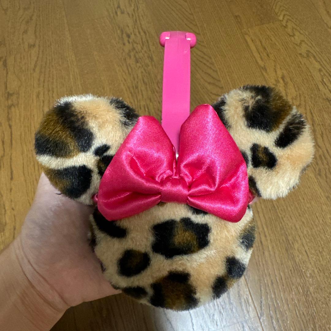 ディズニーリゾート ミニー イヤーマフ 耳あて ヒョウ柄 耳当て - メルカリ