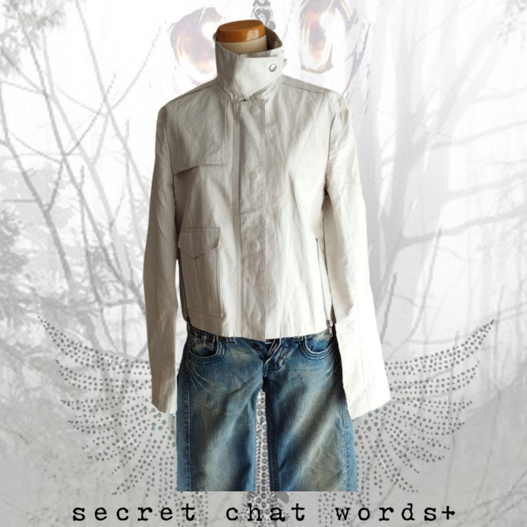 ✙˖y2k archive⌖ コーティングリネンライダースジャケット - メルカリ