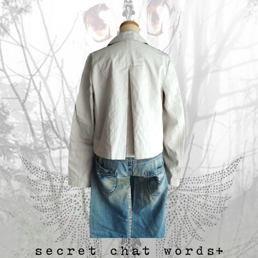 ✙˖y2k archive⌖ コーティングリネンライダースジャケット - メルカリ