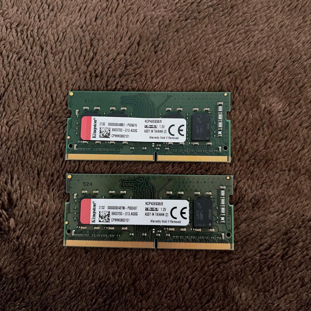 KCP426SS8/8 DDR4 ノート用16GB(8GBx2) - メルカリ