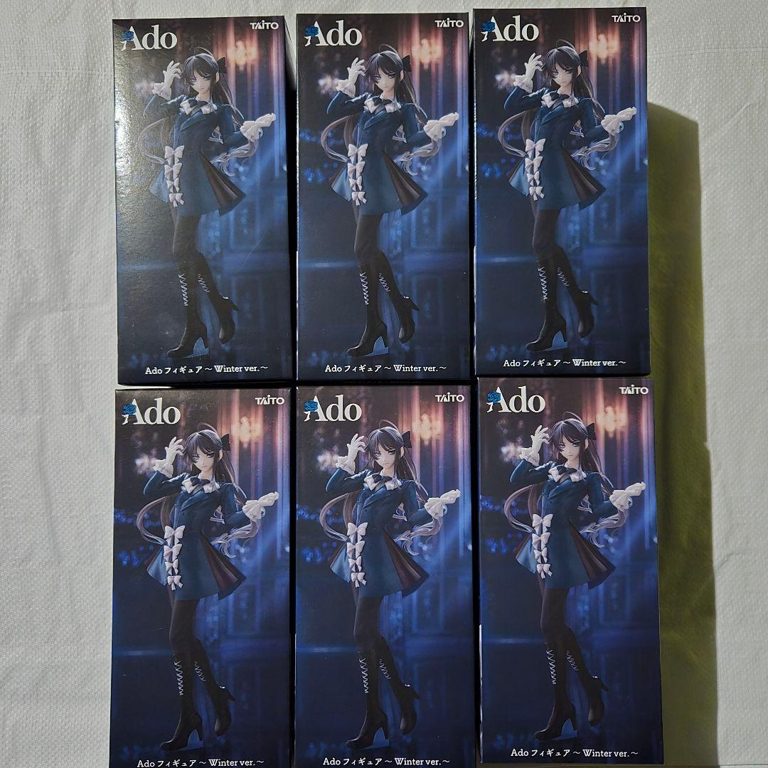 Ado フィギュア Winter ver.　ラウンドワン限定 ROUND1　6体 Ado ラウンドワン限定 フィギュア Winter ver. 外箱なし - メルカリ