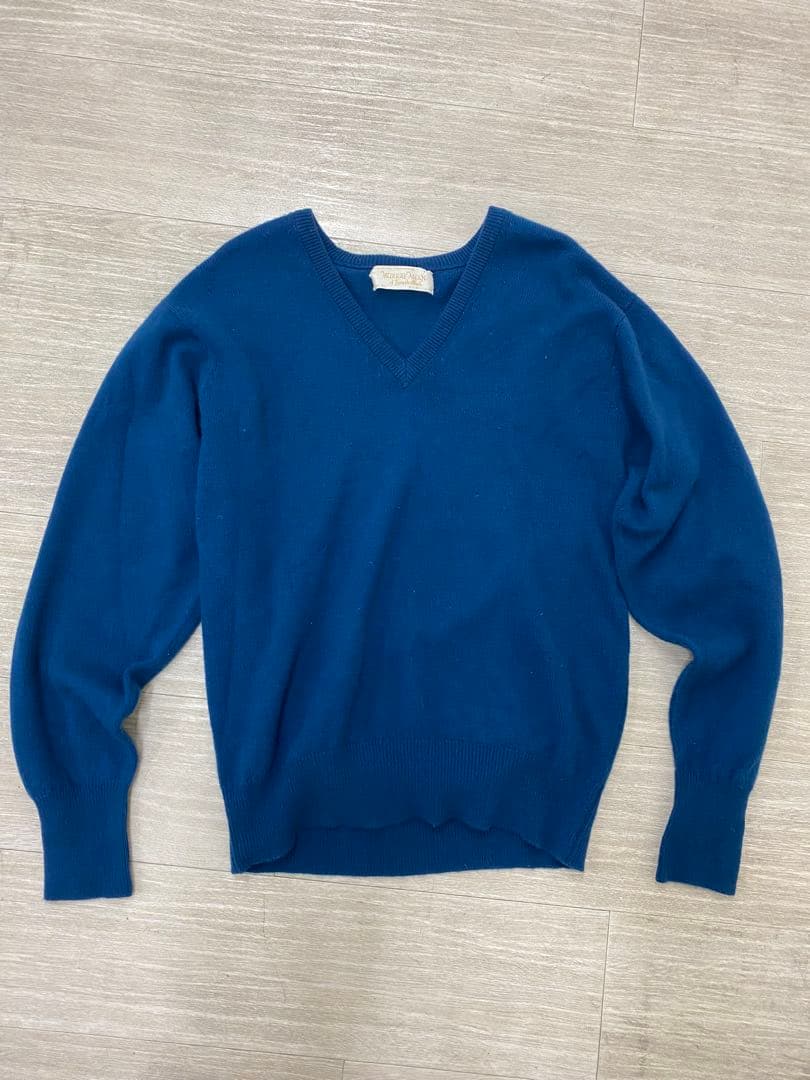 マレーアラン 100%カシミアニット スコットランド製最高級 旧タグ