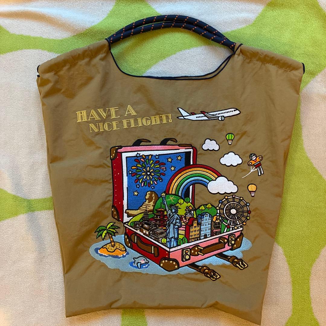 ボールアンドチェーン JAL 日本航空 コラボ バッグ 第一弾 ベージュ