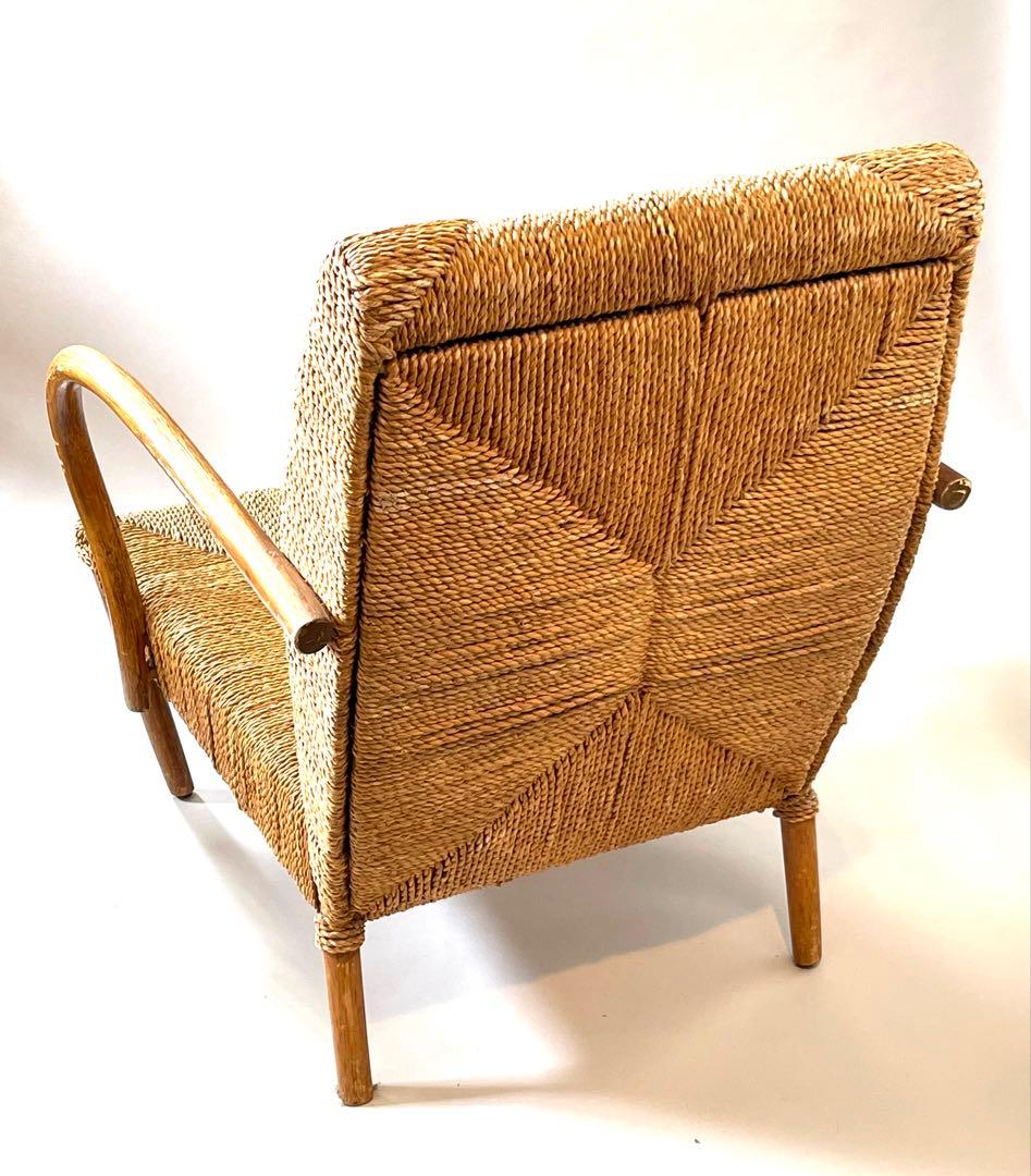 コンランショップスツール付きラタン幾何学模様チェア - メルカリ