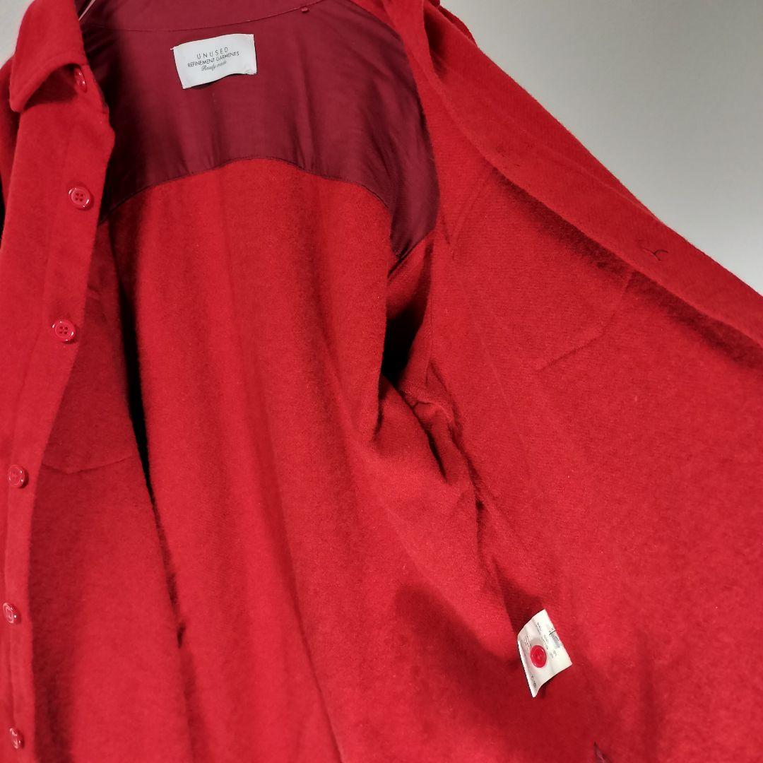 UNUSED アンユーズド ウールシャツ ジャケット メンズ トップス