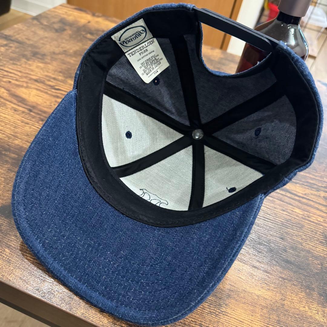 TENDERLOIN テンダーロイン デニム インディゴ ベースボール キャップ