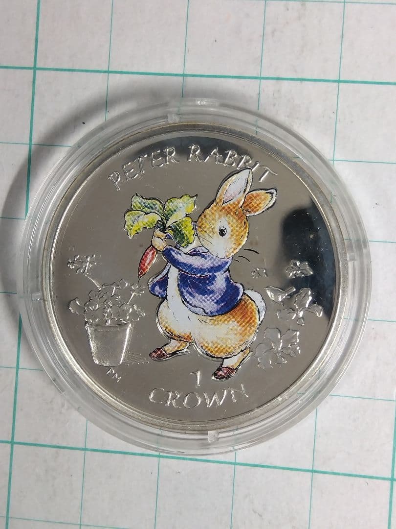 純銀92.5%】箱付、証明書付、ピーターラビット 2003年記念銀貨 コイン