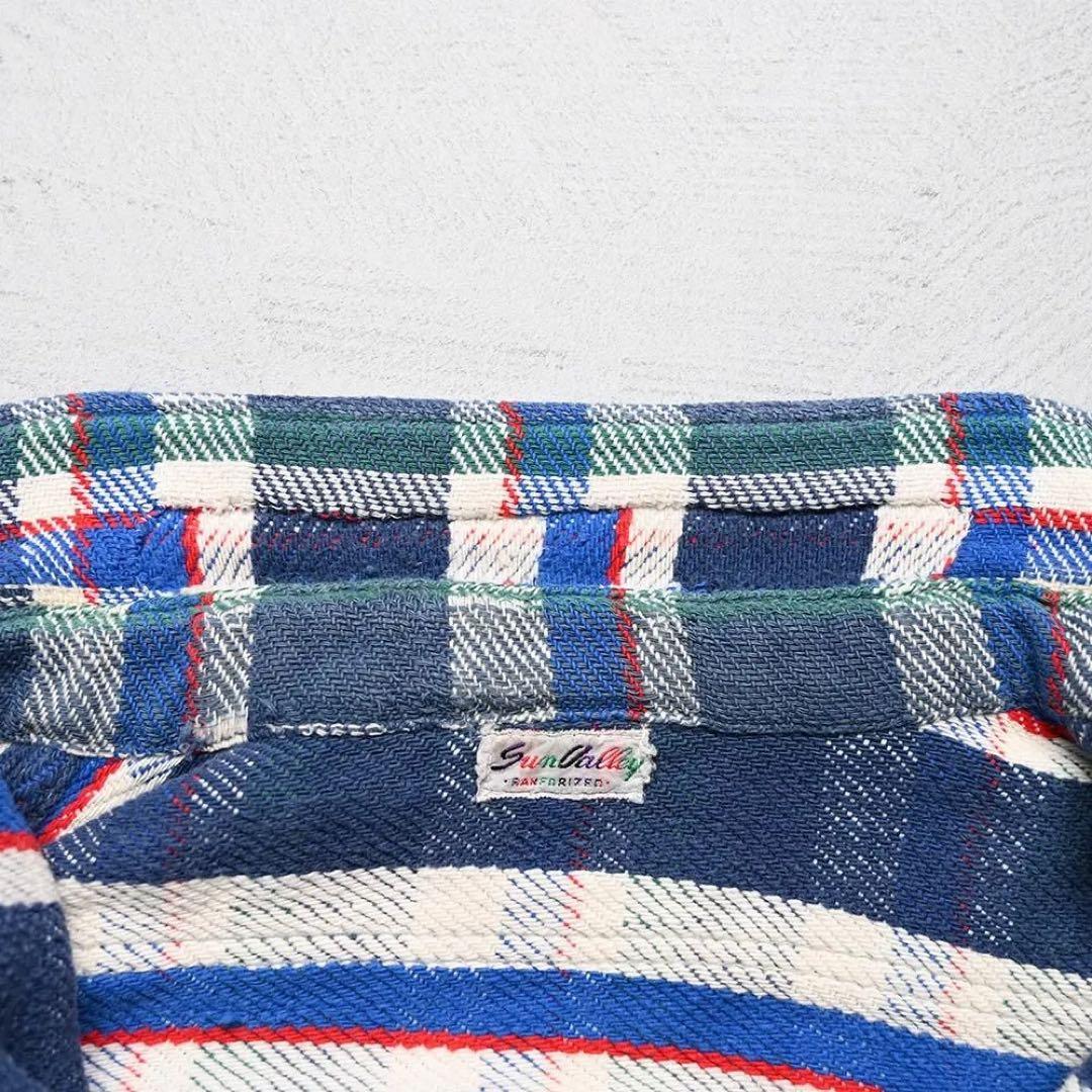 コ*マ様 【好配色】 40s SUN VALLEY SHIRT マチネル ネルシ - メルカリ