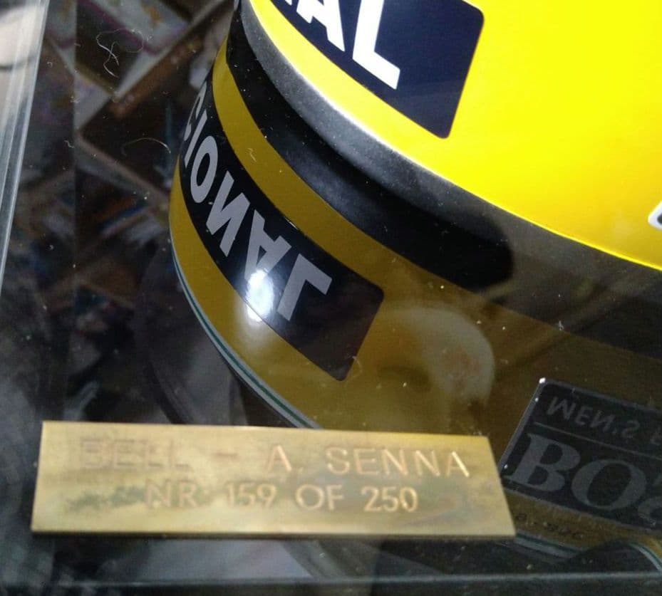 レア】限定250個 BELL アイルトン・セナ 直筆サイン ヘルメット - メルカリ
