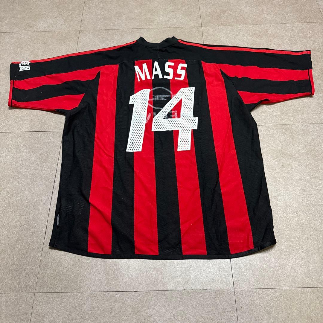 Adidas ACミラン ユニフォーム サッカー 応援 2XO - メルカリ