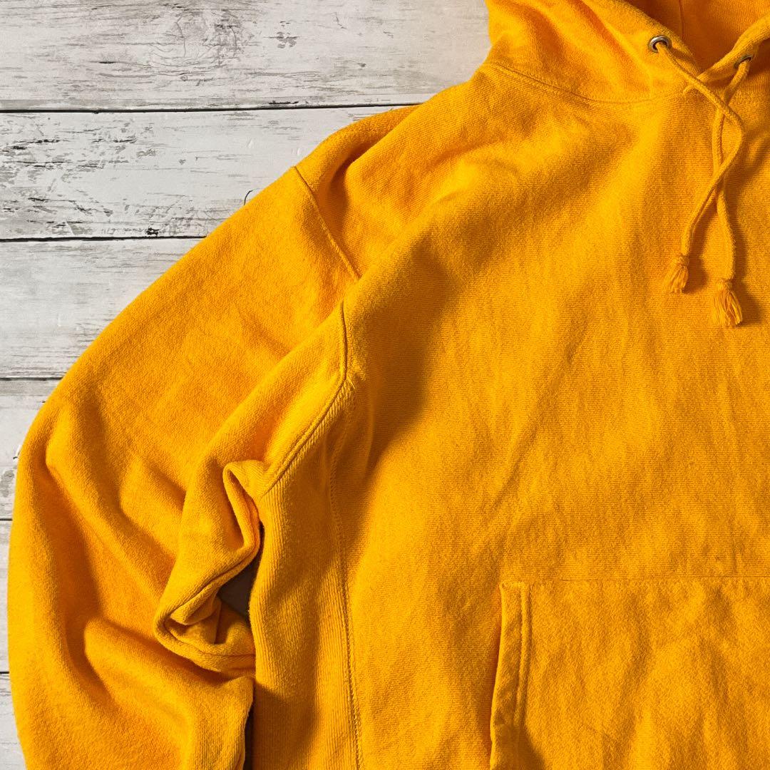 K*i様 Champion リバースウィーブ パーカー イエロー L 2XL ホ - メルカリ