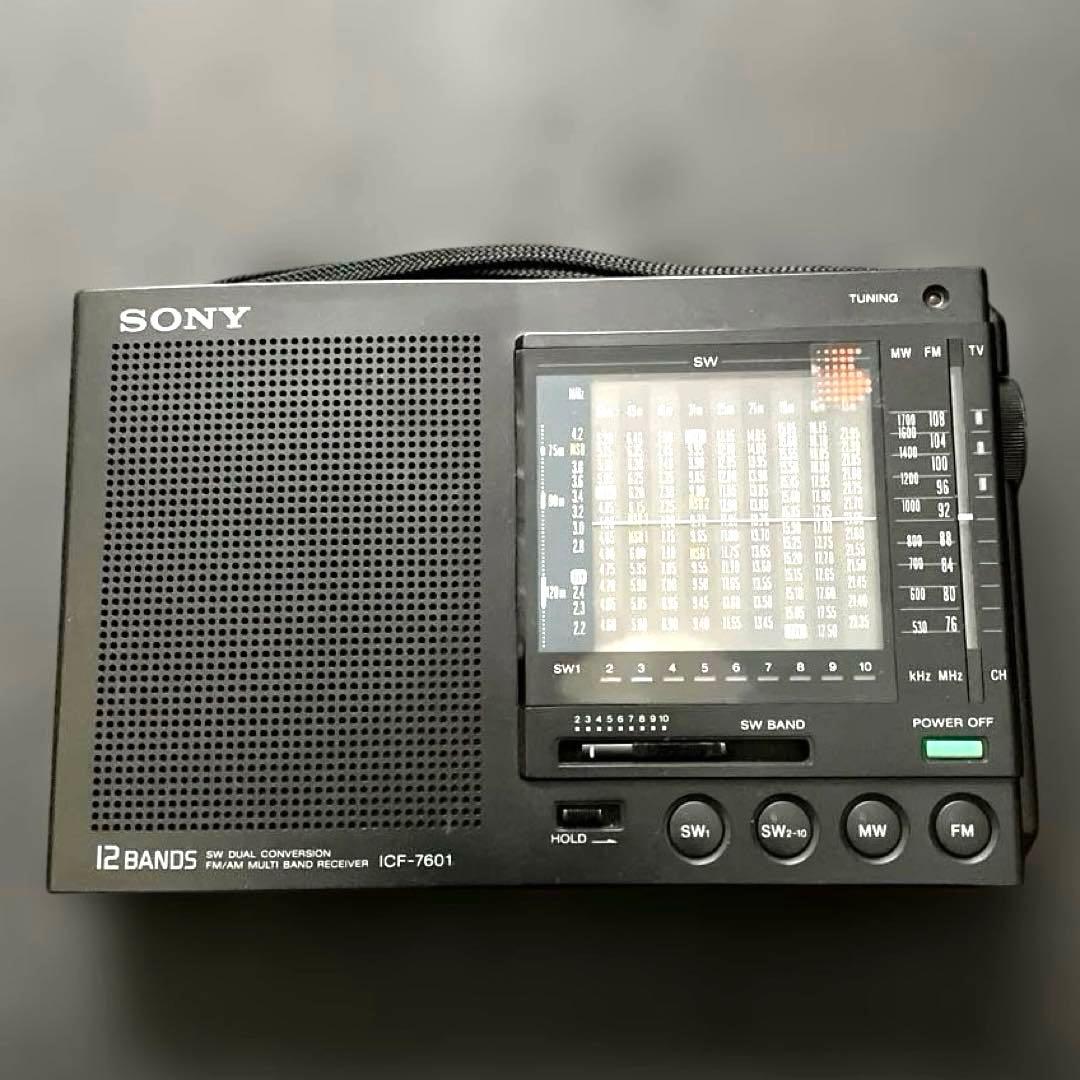 【値下げ】SONY ICF-7601 FM/AM/SW 短波ラジオ Sony ICF-7601 FM/AM/SW Multi-Band Receiver AM MW FM SW Analog 12