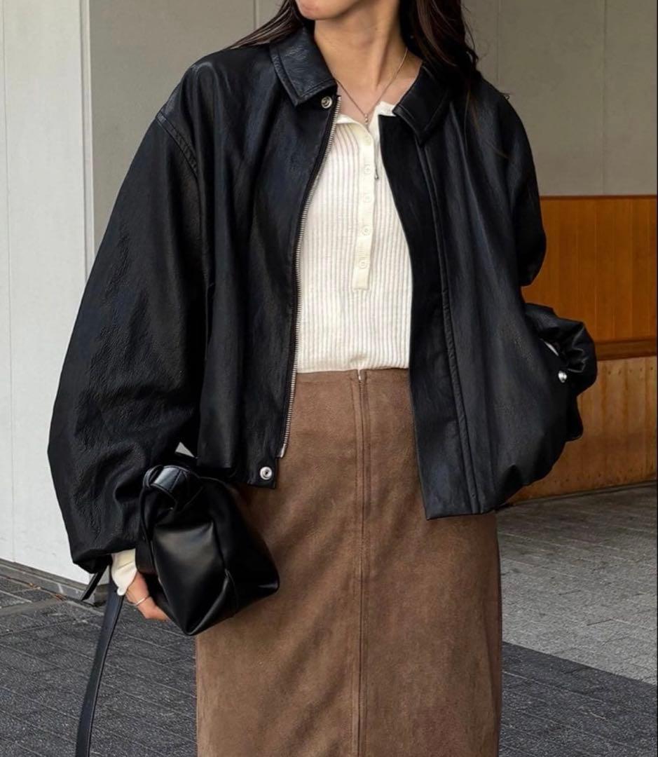 CAPRICIEUX LE'MAGE バルーンレザージャケット - メルカリ