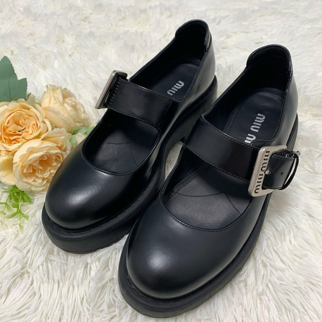 ミュウミュウ メリージェーン シューズ - メルカリ