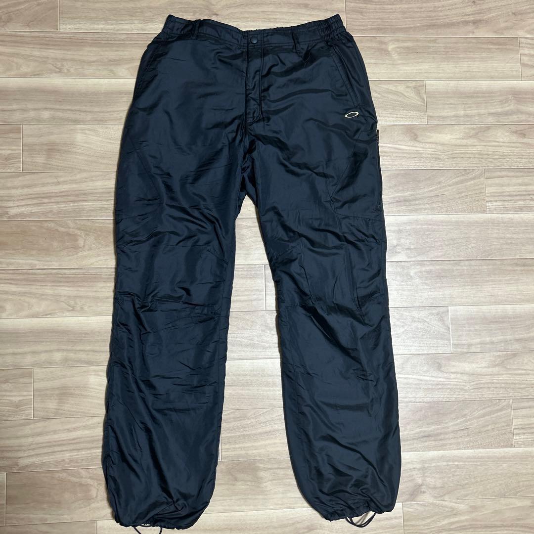 old oakley オークリー ナイロンパンツ 黒 ブラック 古着 90s - メルカリ