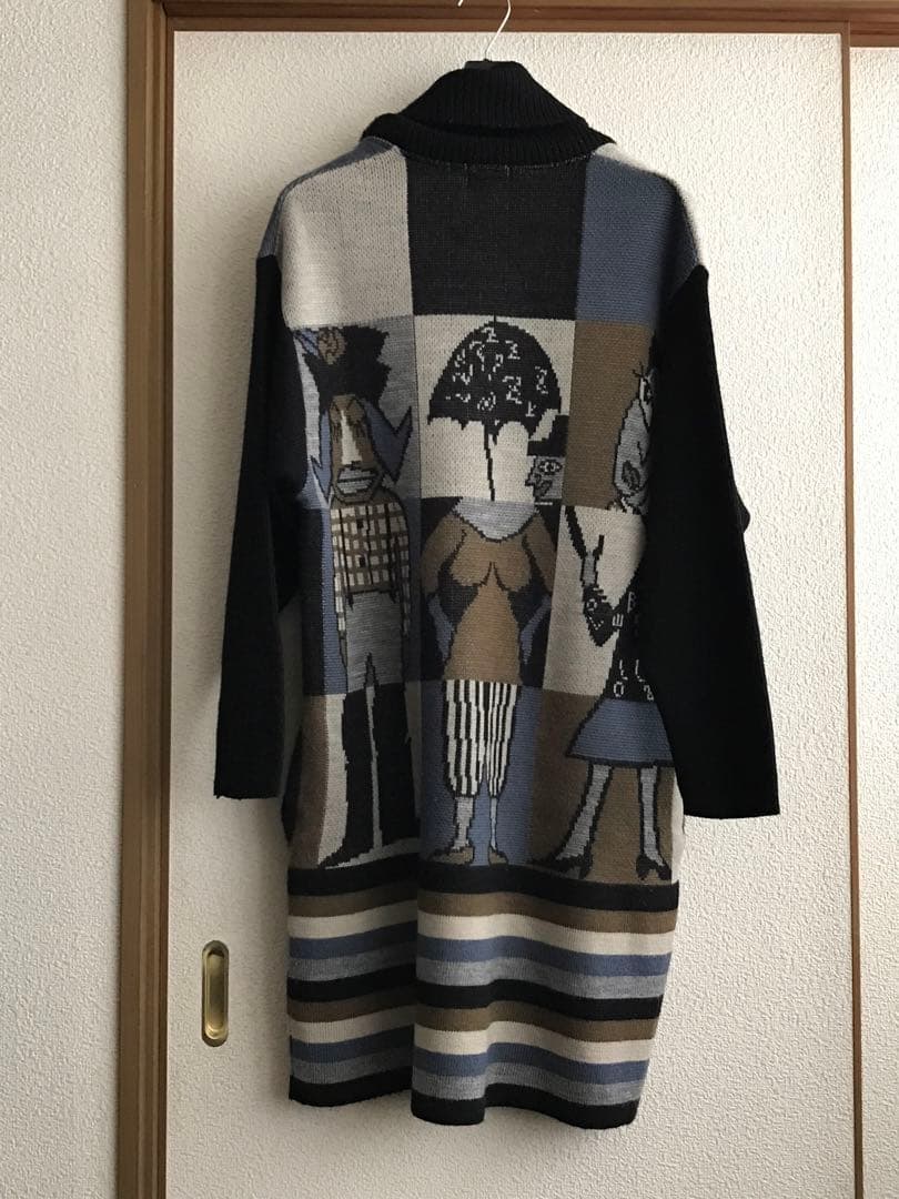 アルベロベロ ニットコート ロングカーディガン ミッキーマウス