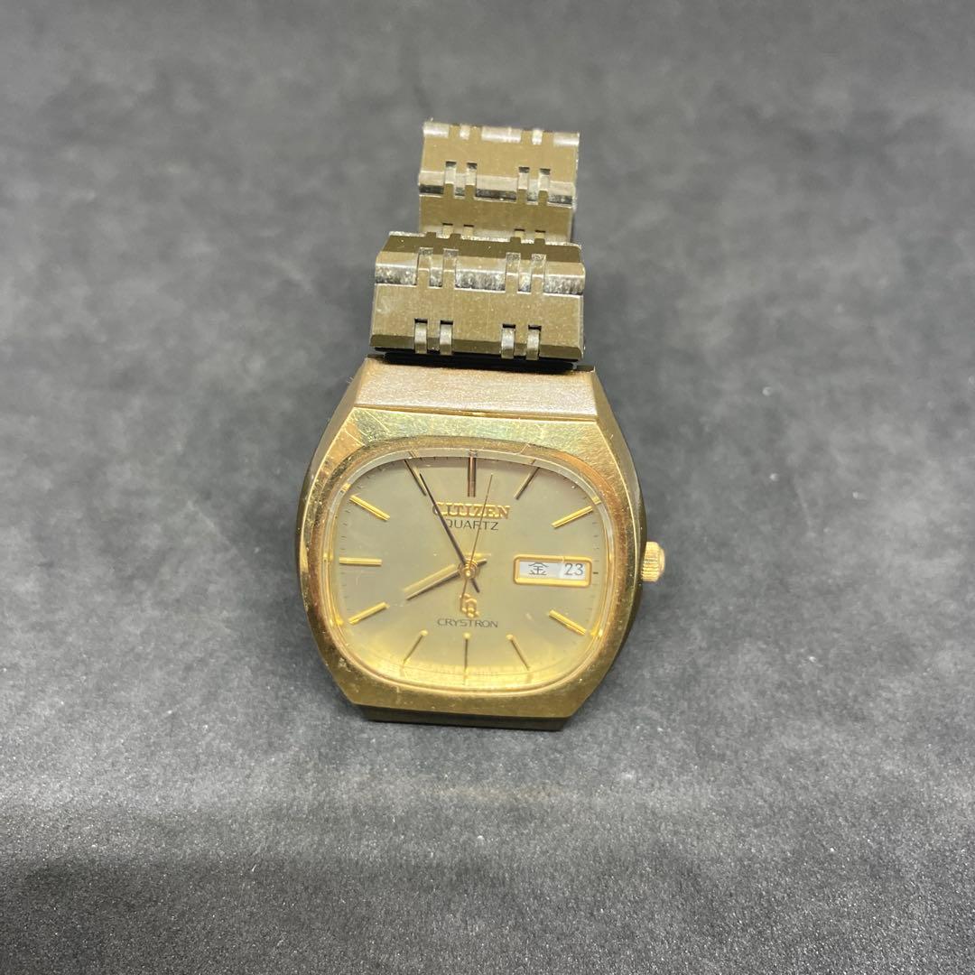 動作未確認 CITIZEN クリストロン クォーツ デイデイト ヴィンテージ