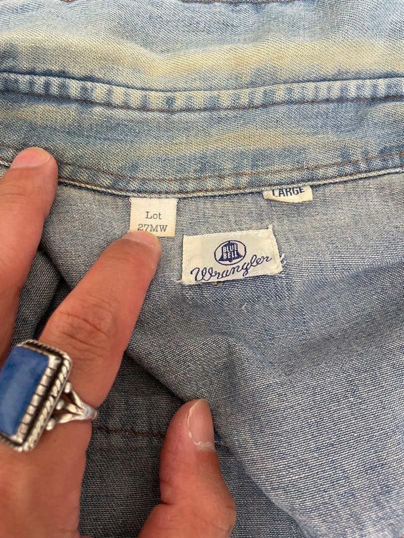 90年代 50年代復刻 27mw vintage Wrangler フルスナップ - メルカリ