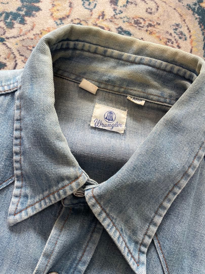 90年代 50年代復刻 27mw vintage Wrangler フルスナップ - メルカリ