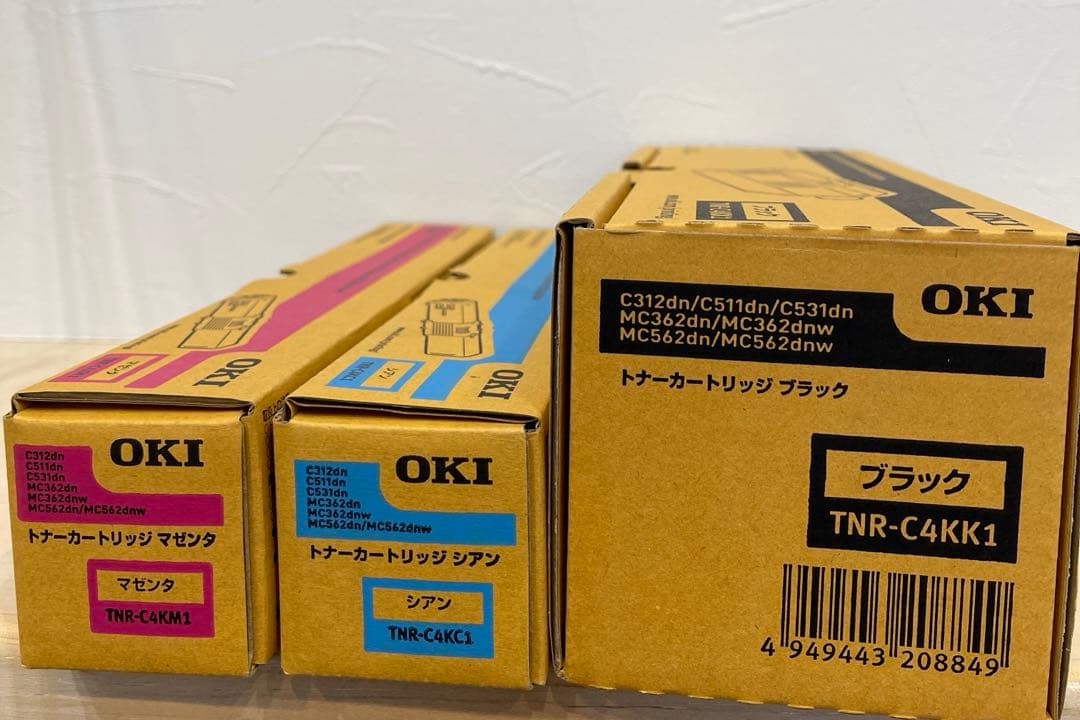 OKI 純正 トナーカートリッジセット TNR-C4K - メルカリ