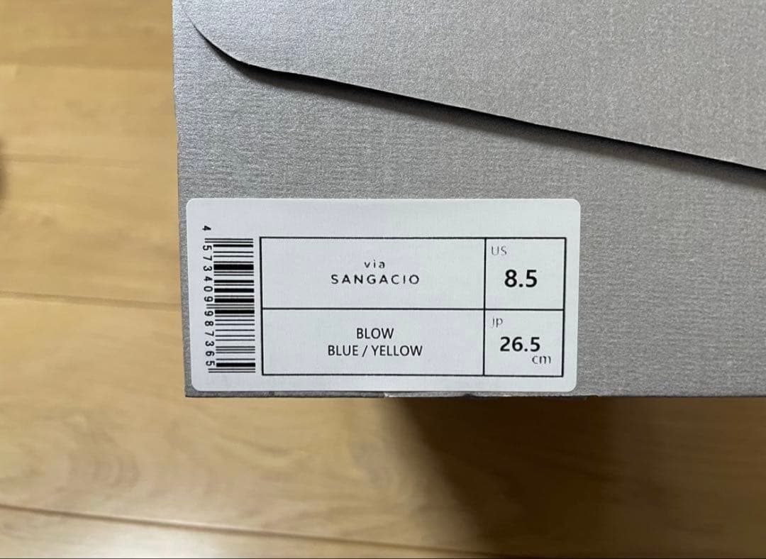 SANGACIO BLOW ブルー/イエロー 26.5cm