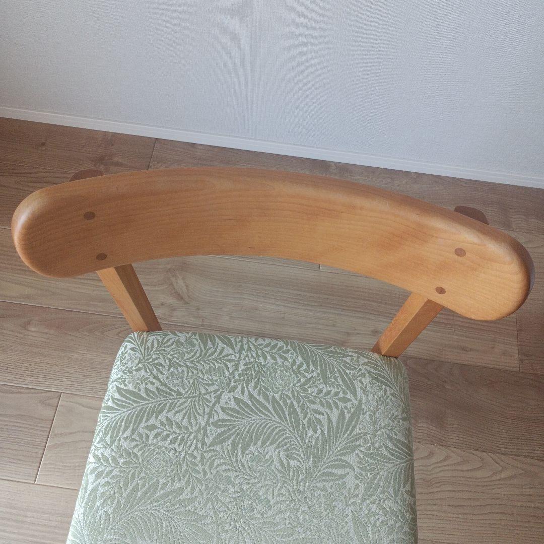 飛騨産業 チェア ウィリアム・モリス ラークスパアⅡ座面