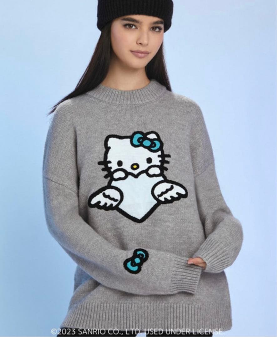 forever21 ハローキティ サンリオ ニット ブルーエンジェル コラボ