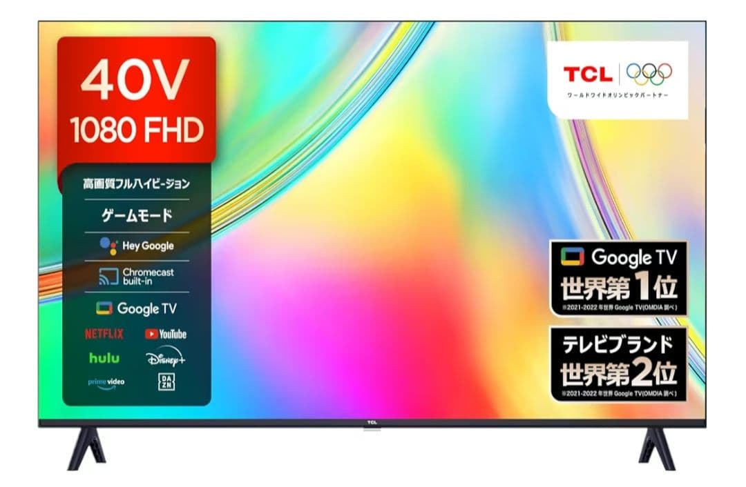 TLC 液晶テレビ 40S5401 40インチ GoogleTV 2024年製 - メルカリ