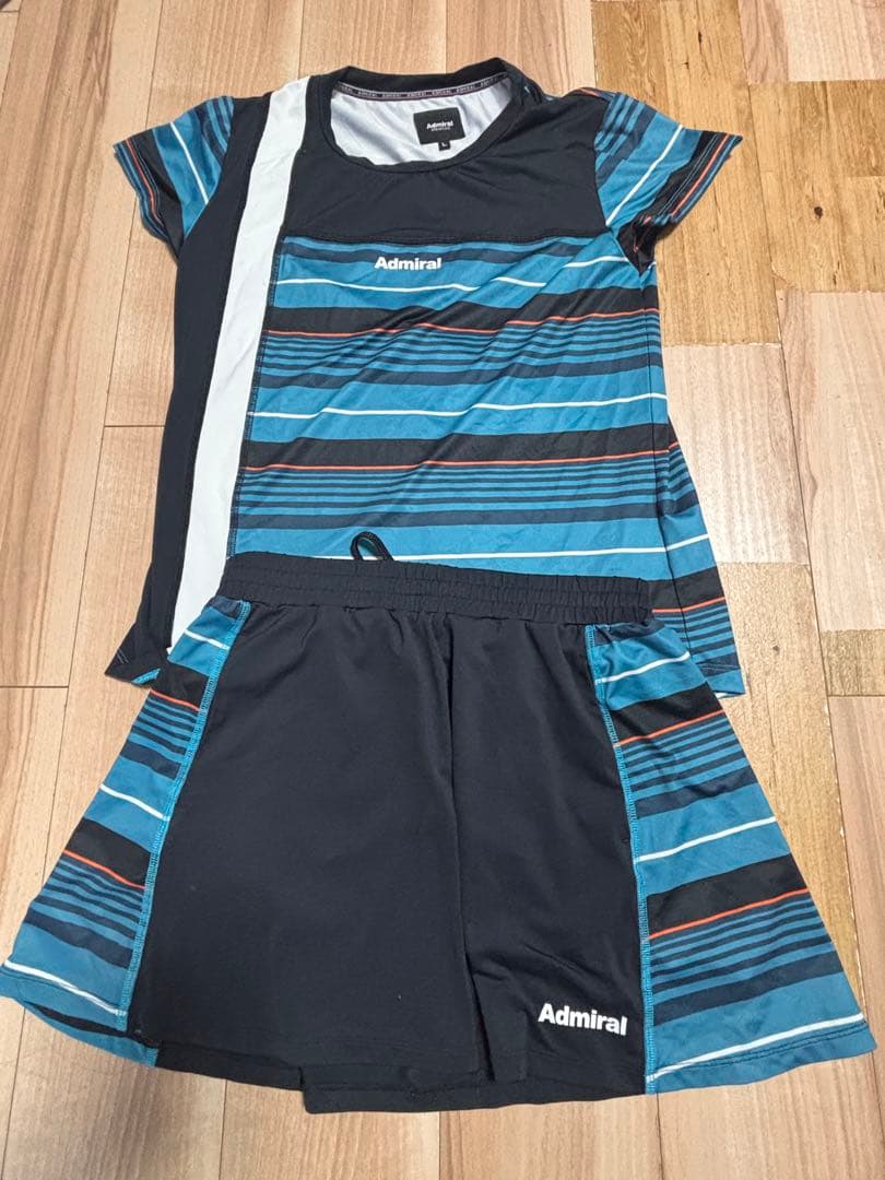 Admiral テニスウェアセット Tシャツとスコート