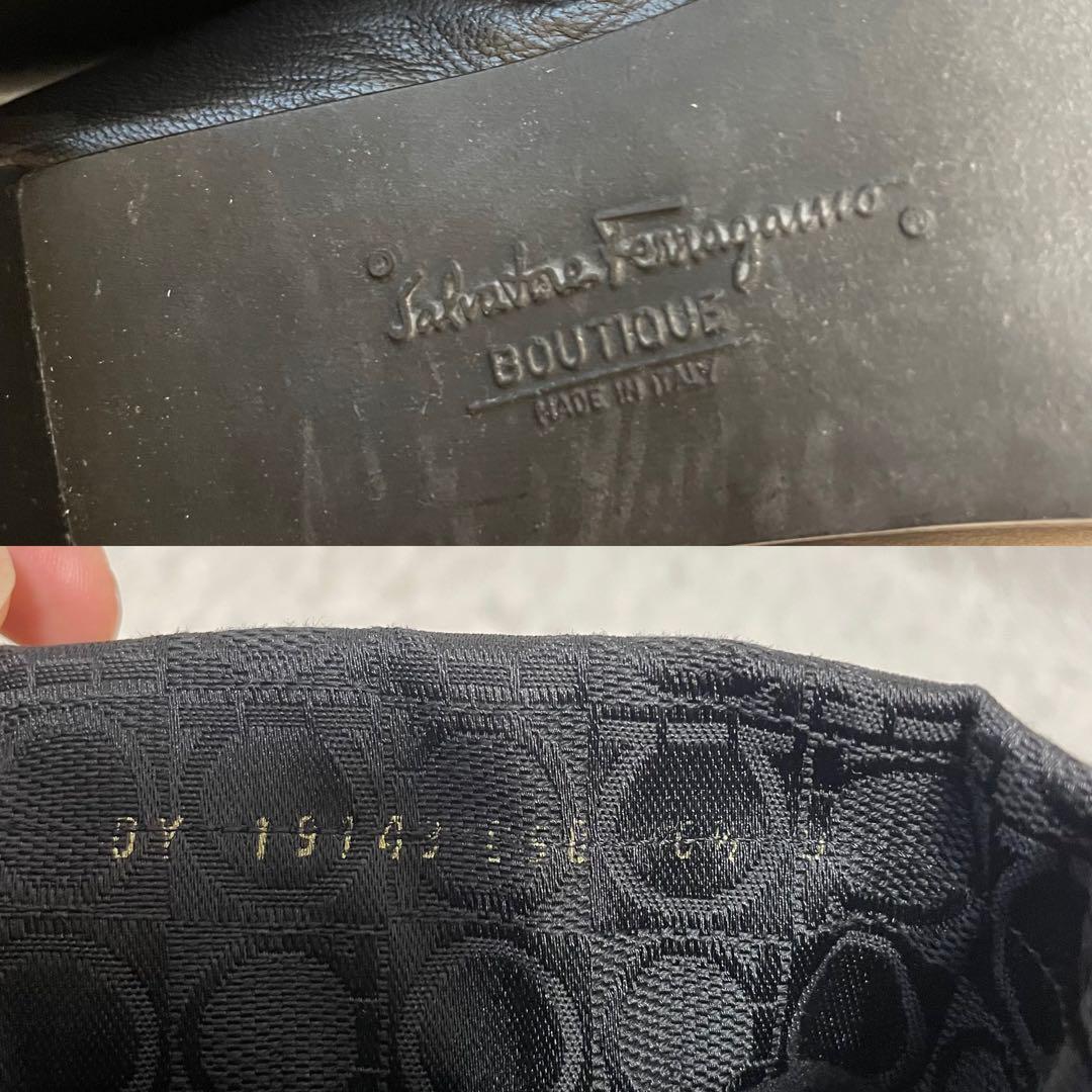 美品 Salvatore Ferragamo ロングブーツ 23.5cm