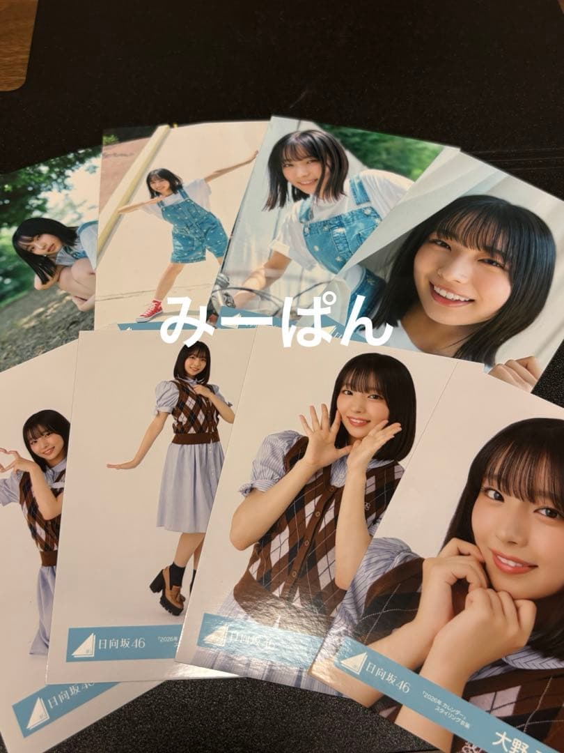 大野愛実 日向坂46 生写真 カレンダースタイリング ぽかぽか 8種コンプ