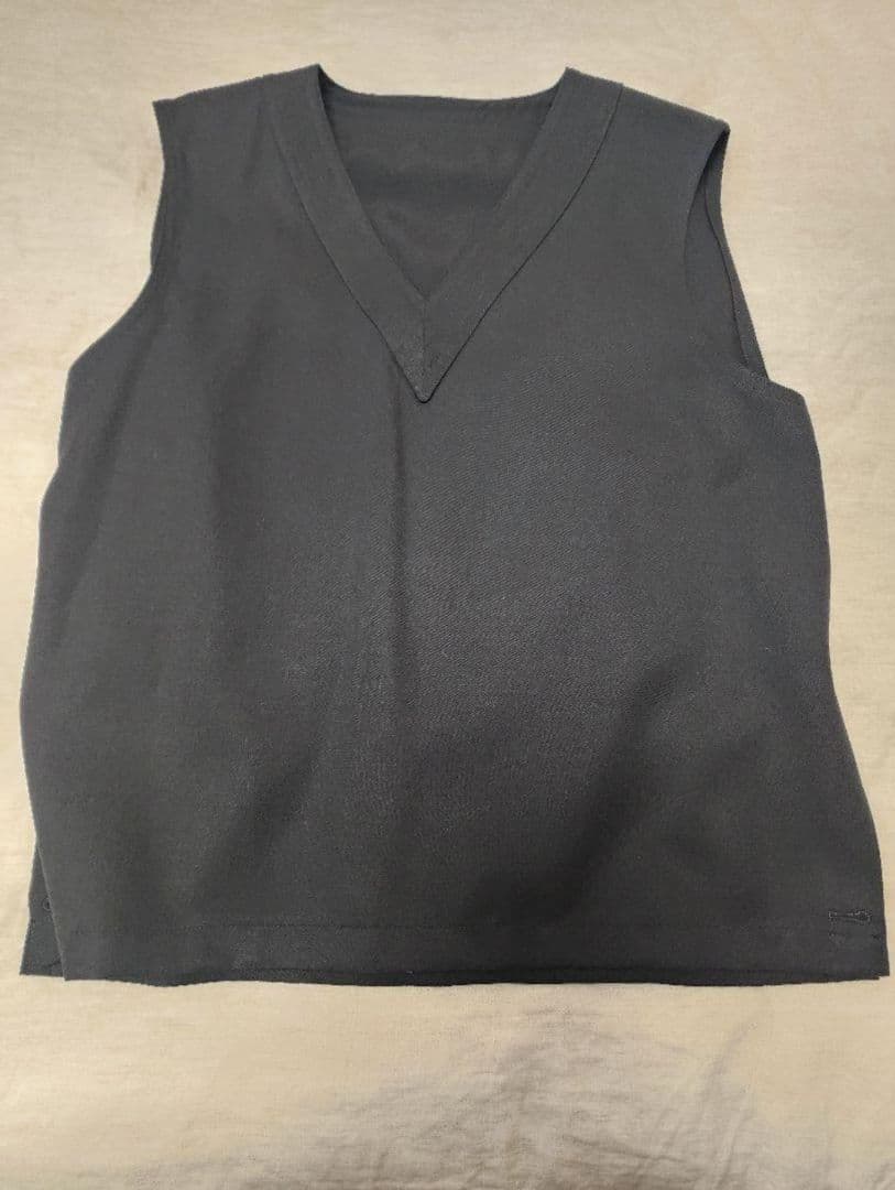 RAINMAKER 23AW ウールVネックベスト&カラテパンツネイビー