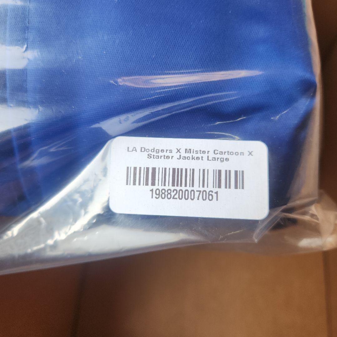 新品未使用 ドジャーズ ミスターカートゥーン スターター ジャケット L