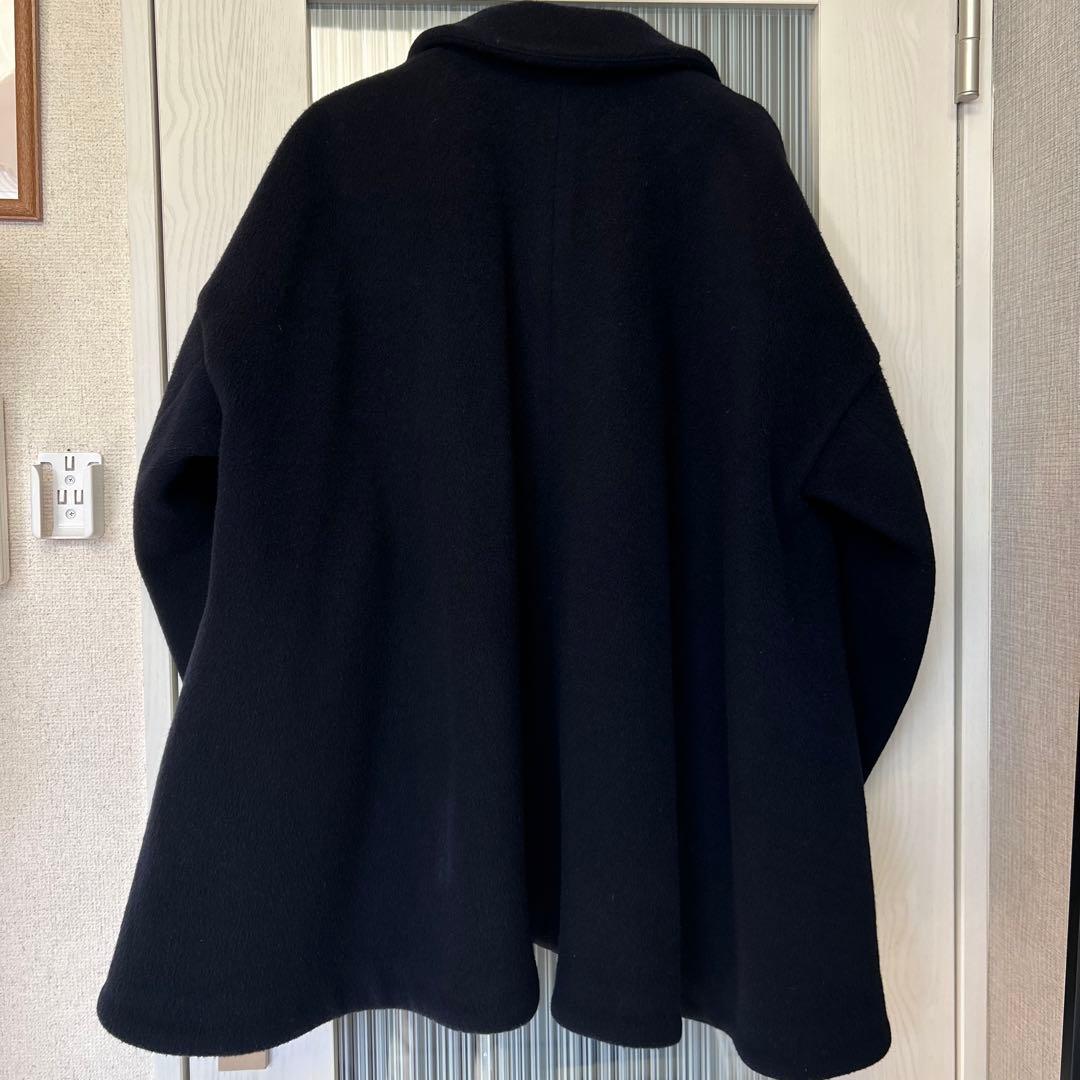 ENFOLD/エンフォルド】ショートビーバーAラインコート ネイビー 36 S