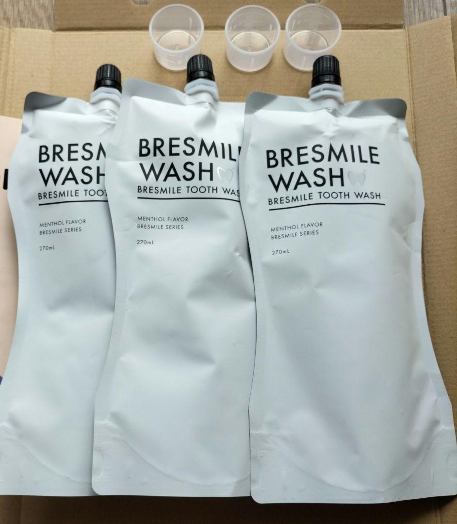 BRESMILE WASH メンソール 270ml 3本セット - メルカリ