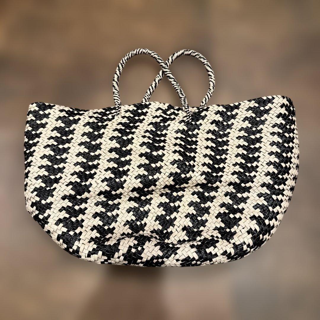 Aeta アエタ Leather Basket レザーバスケットバッグ コンビ