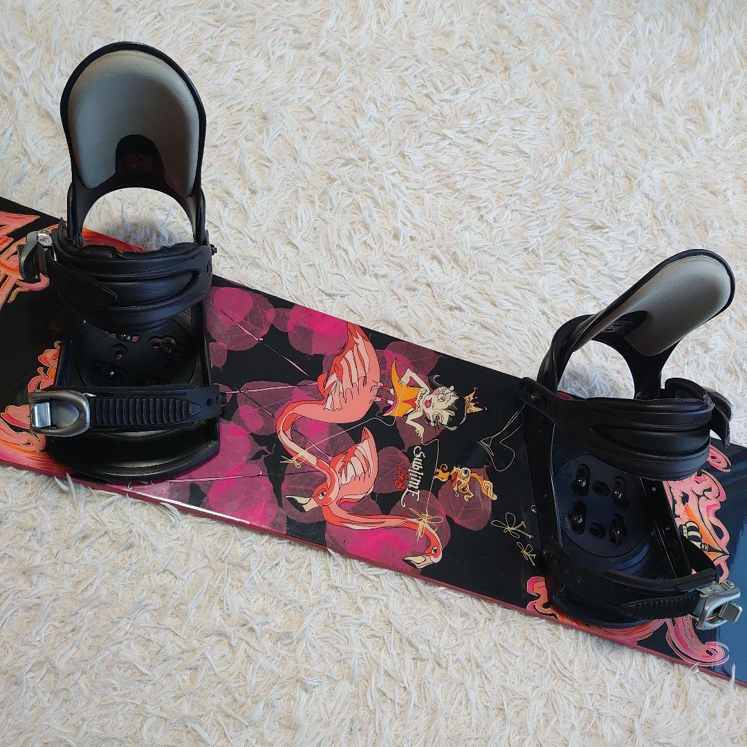 ロシニョール スノーボード 148cm × ラスペジア ビンディング 2点