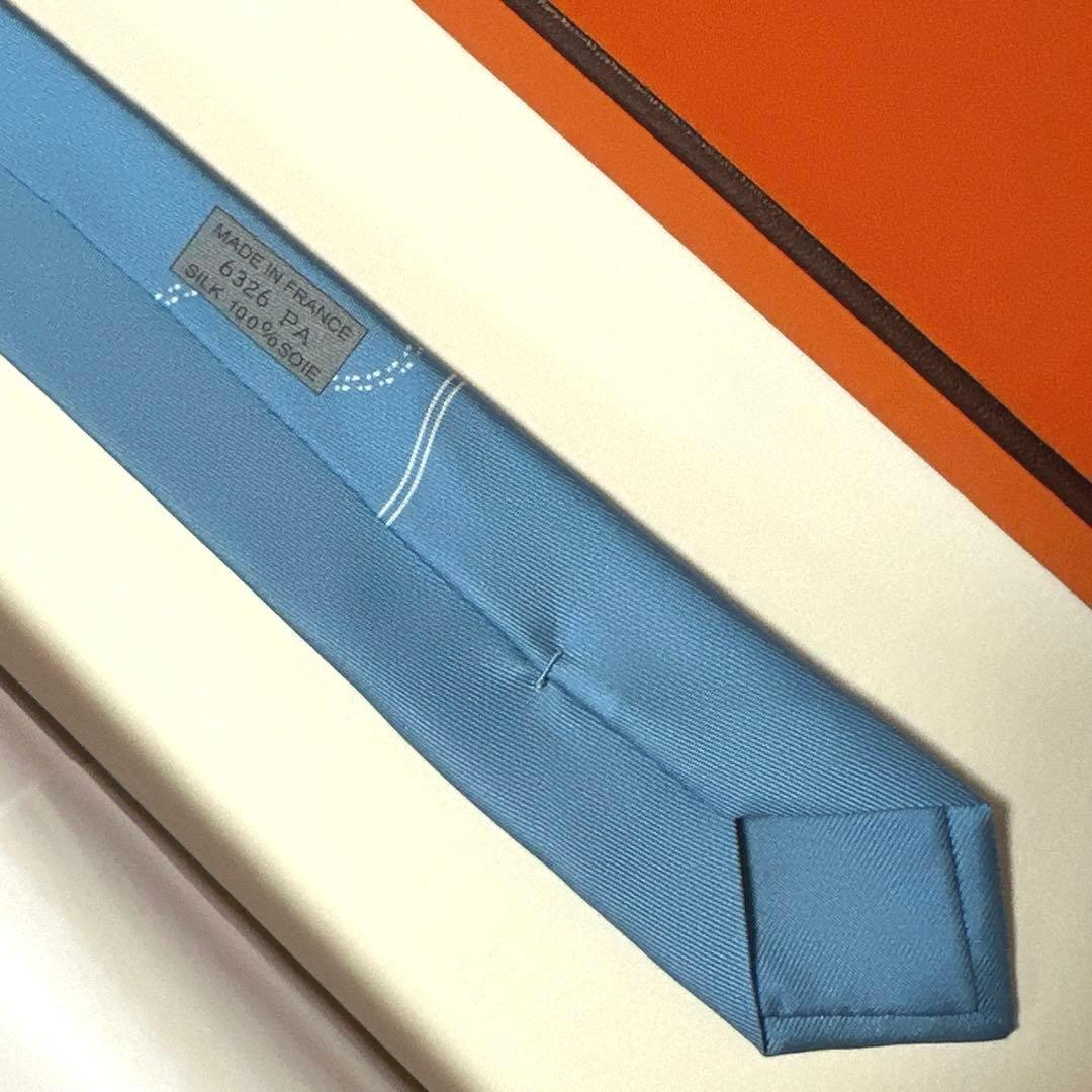 エルメス ネクタイ《ウィンター・ファン》 新品 未使用
