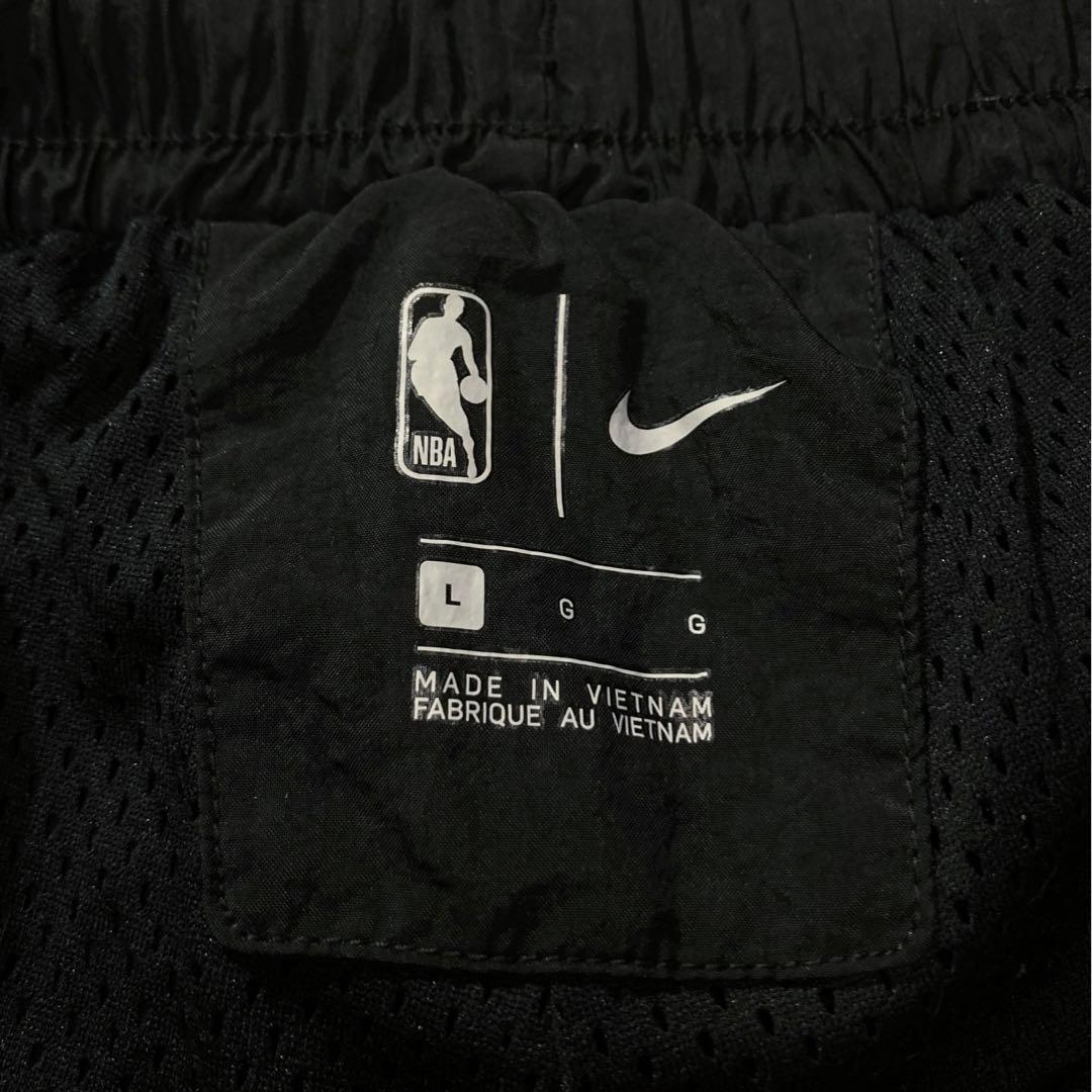 NIKE LAKERS ナイロン トラックパンツ L 黒 紫 黄色 NBA - メルカリ