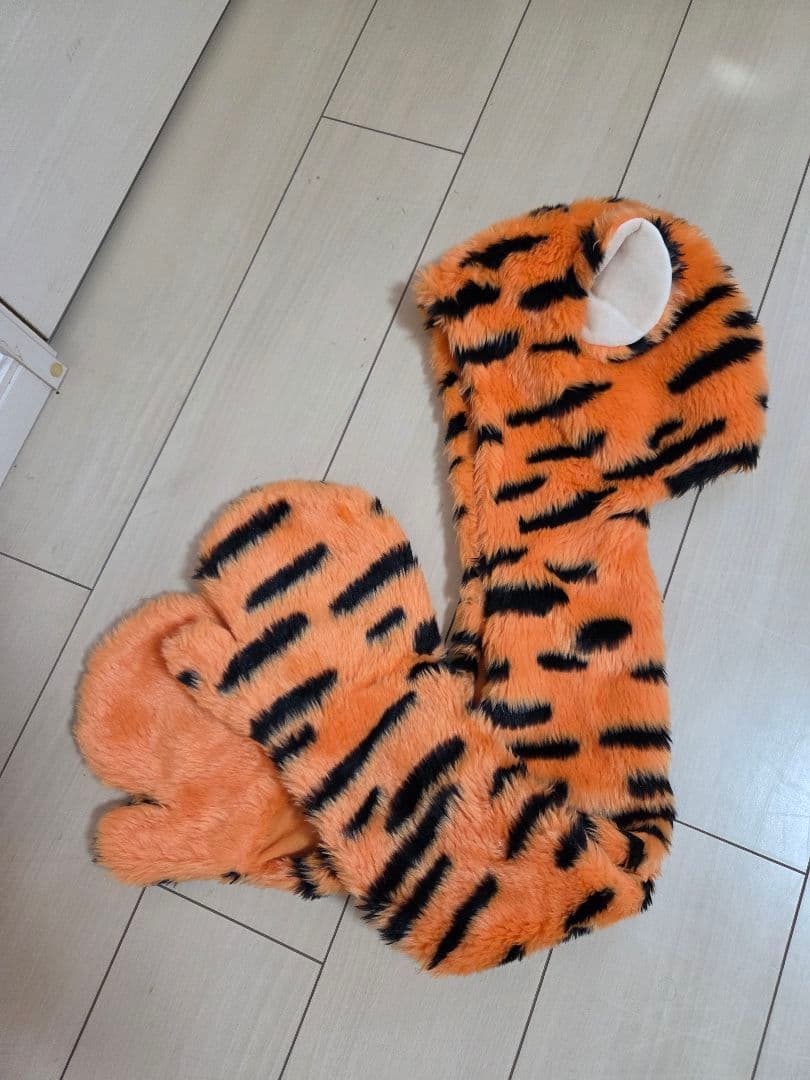 美品 ティガー ディズニー マフラーキャップ ファンキャップ 廃盤