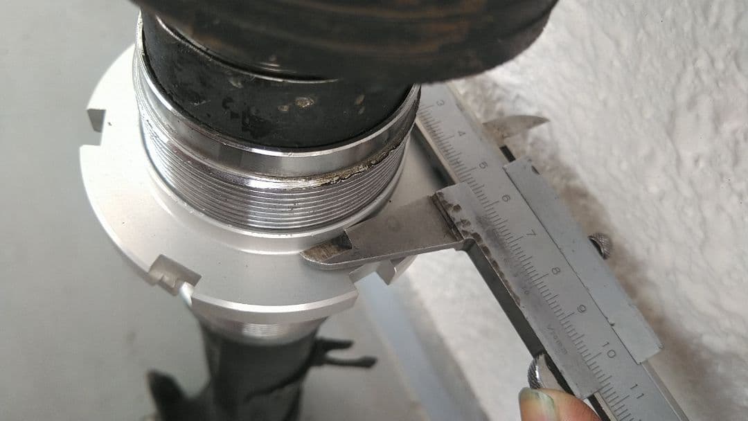 AE86 ネジ式 車高調 フロント 🏂 ショック スピンドル 純正長