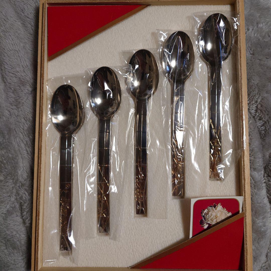 ノリタケ 五撰花 スプーン5本セット（未使用） - メルカリ