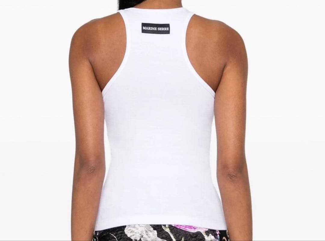 Marine Serre マリーン セル タンクトップ ホワイト S - メルカリ