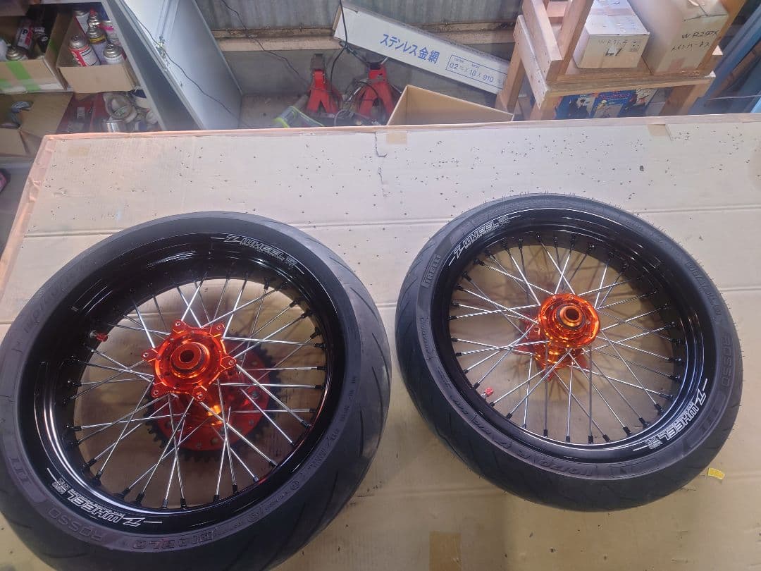 ktm モタードフルセット 大好評のTECHNIXモタード向け大径ブレーキキット、KTM用がリリース